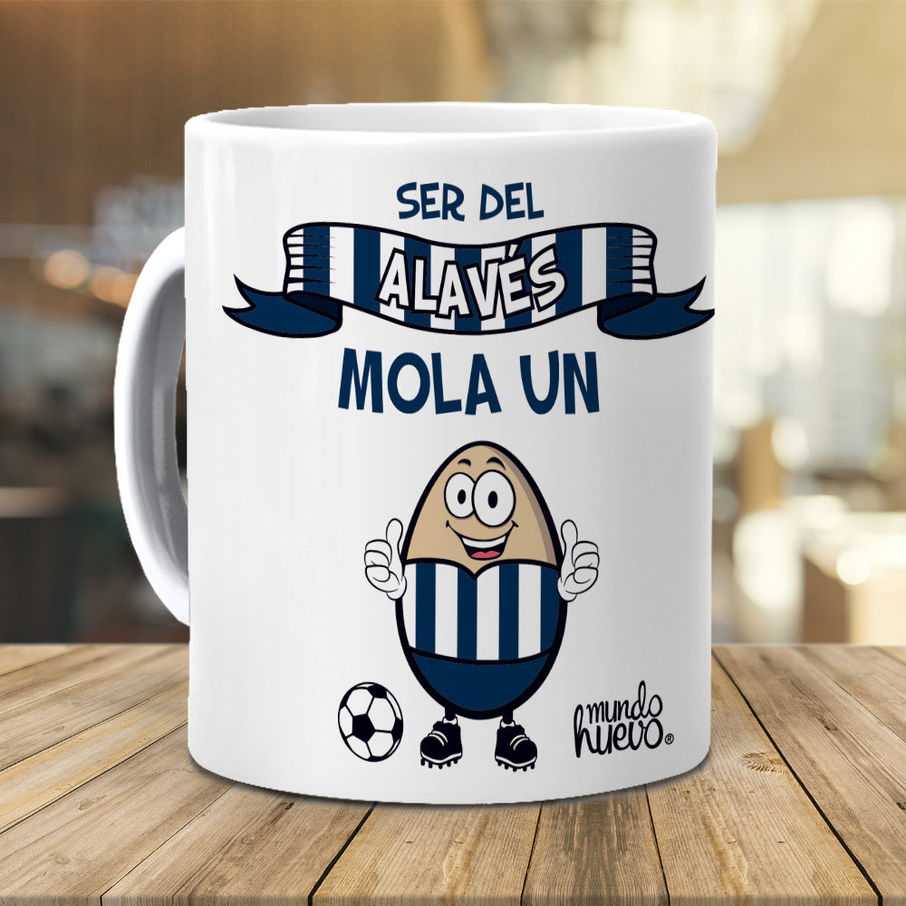 Taza Ser del Alavés mola un huevo