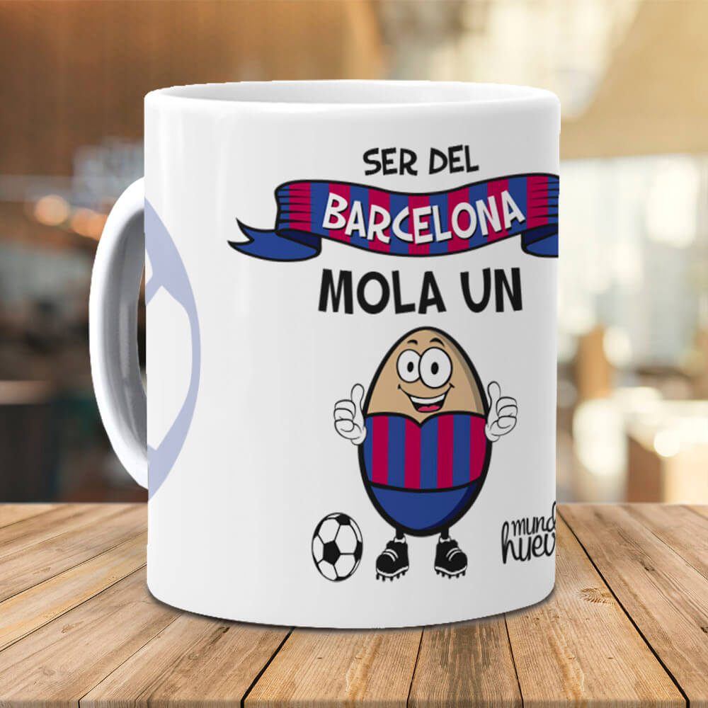 Taza Ser del Barcelona mola un huevo