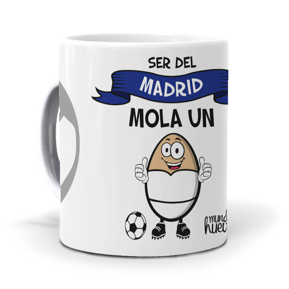 Taza Ser del Madrid mola un huevo