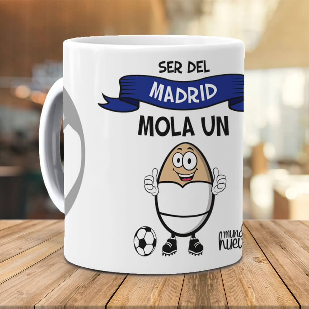 Taza Ser del Madrid mola un huevo