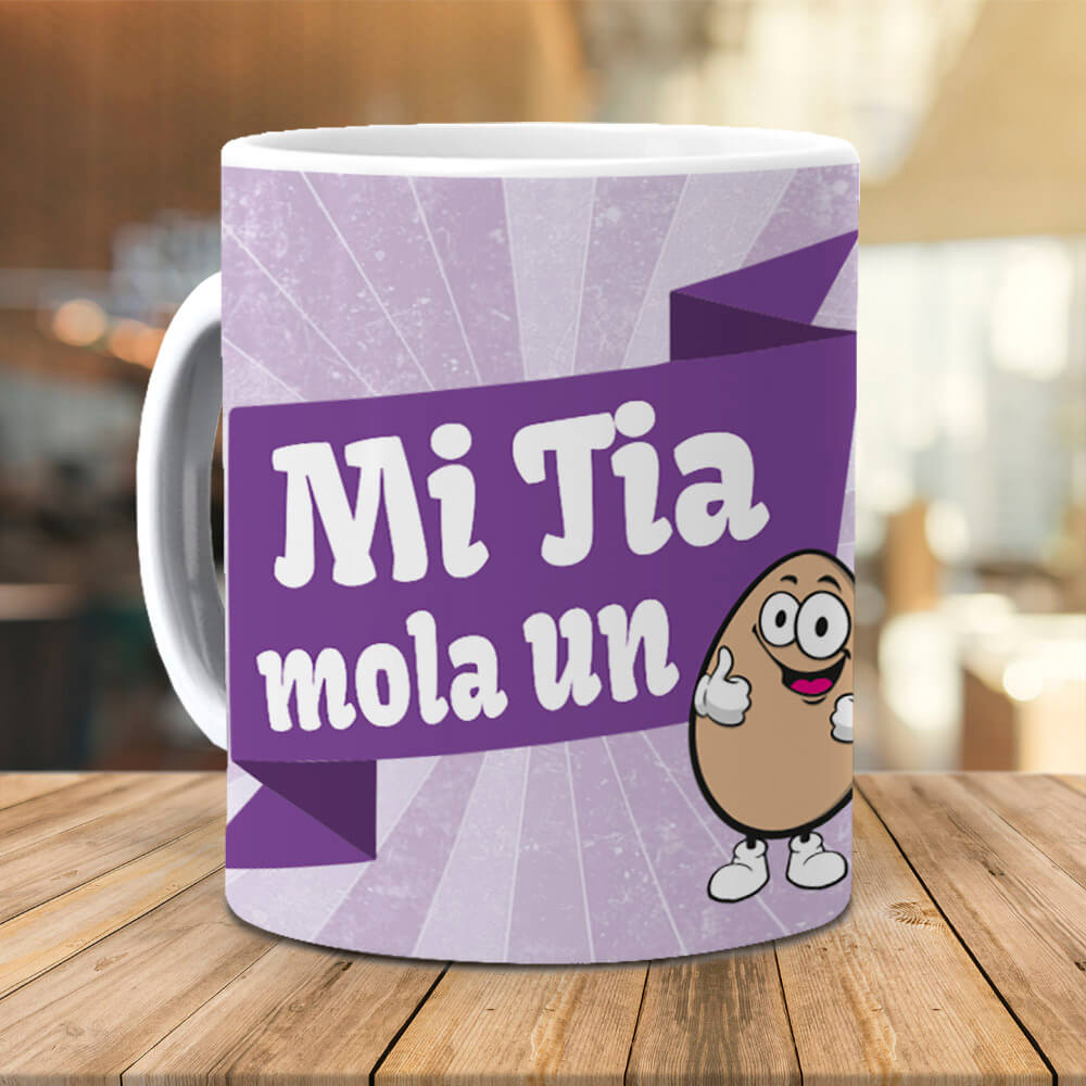 Taza Mi tia mola un huevo