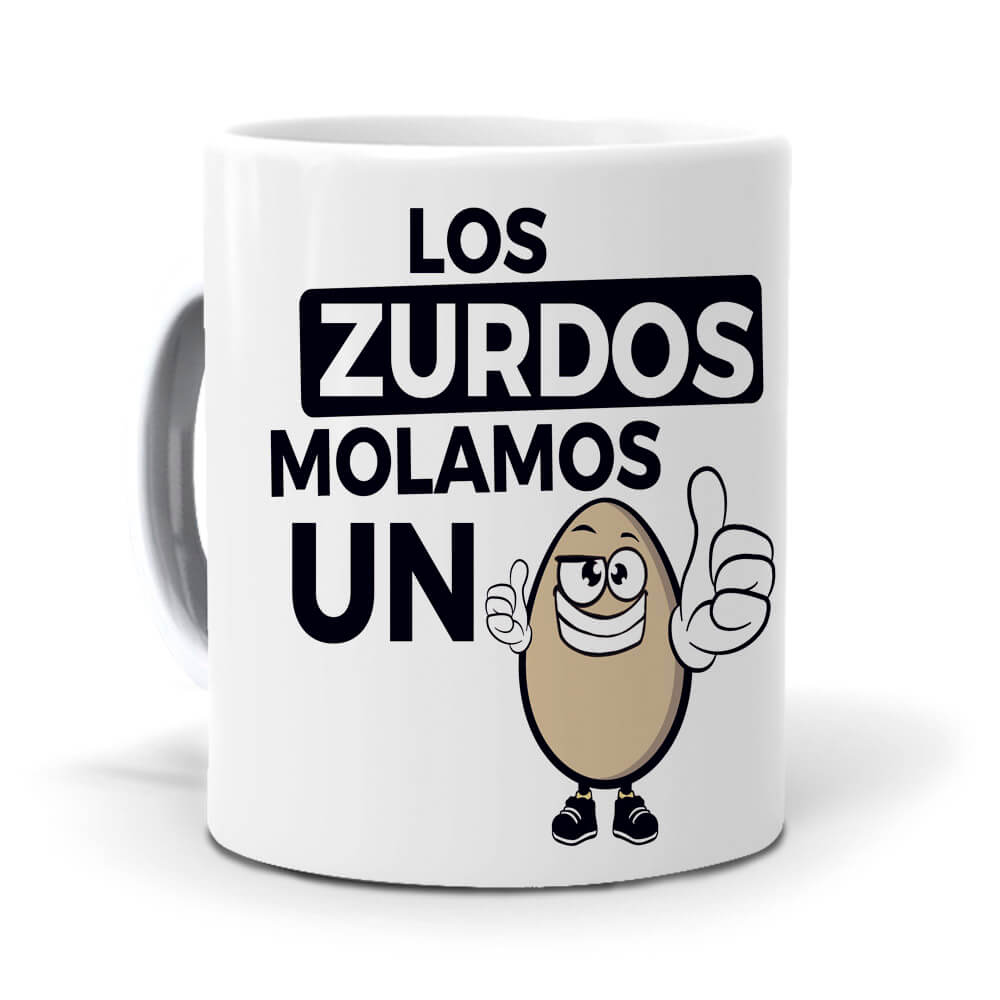 Taza Los zurdos molamos un huevo