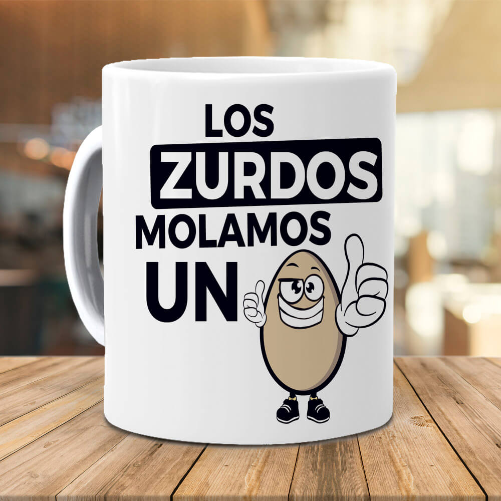 Taza Los zurdos molamos un huevo