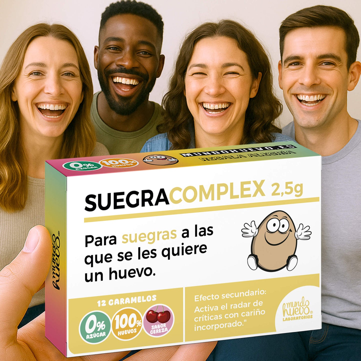 2 cajas Caramelos de broma | SUEGRA COMPLEX | Cajas Regalo Divertido con 24 caramelos sin azúcar