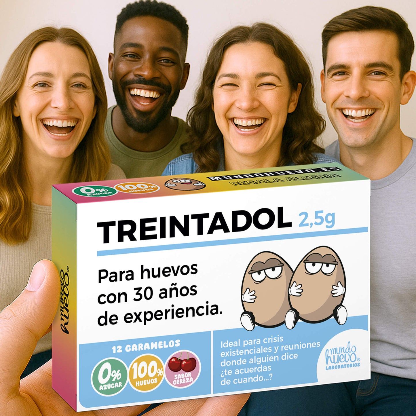 2 cajas Caramelos de broma | TREINTADOL | Cajas Regalo Divertido con 24 caramelos sin azúcar
