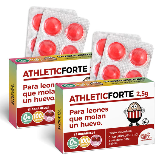2 cajas Caramelos de broma | ATHLETIC FORTE | Cajas Regalo Divertido con 24 caramelos sin azúcar