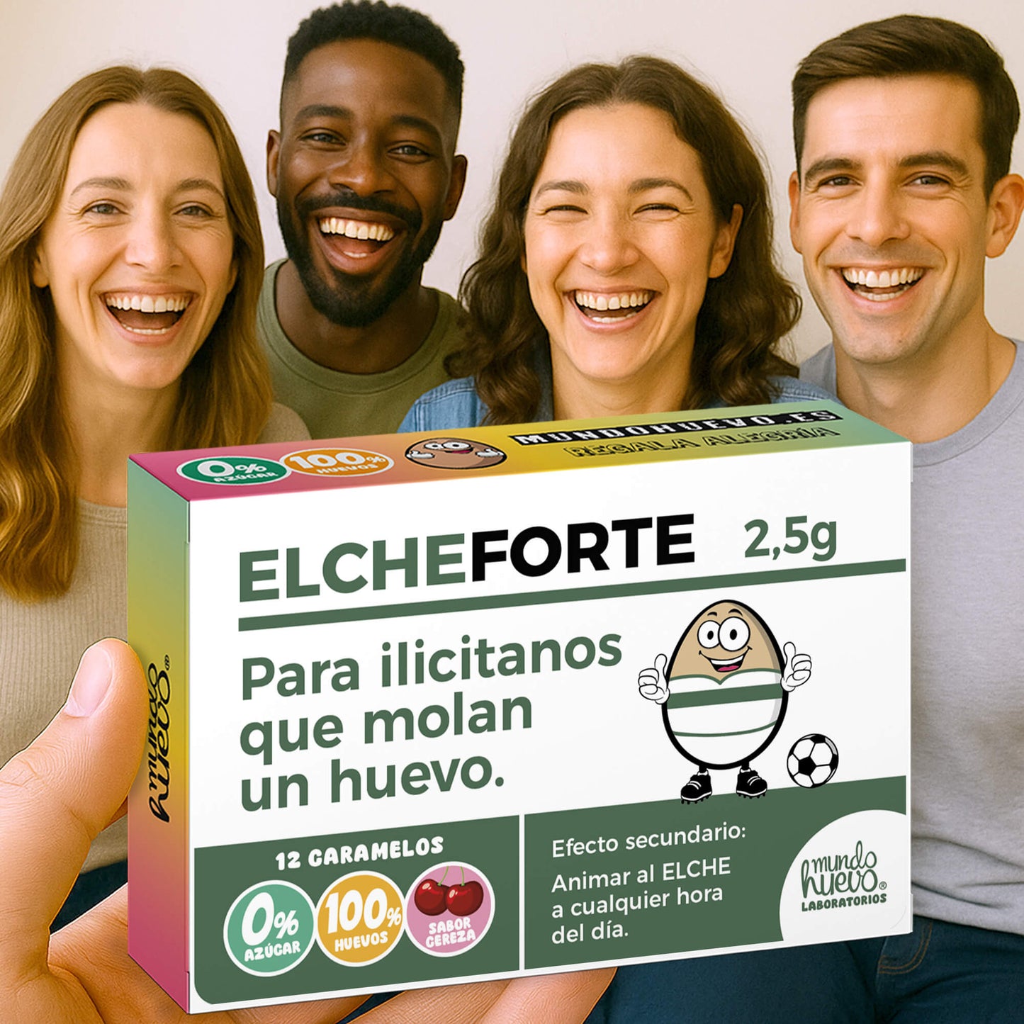 2 cajas Caramelos de broma | ELCHE FORTE | Cajas Regalo Divertido con 24 caramelos sin azúcar