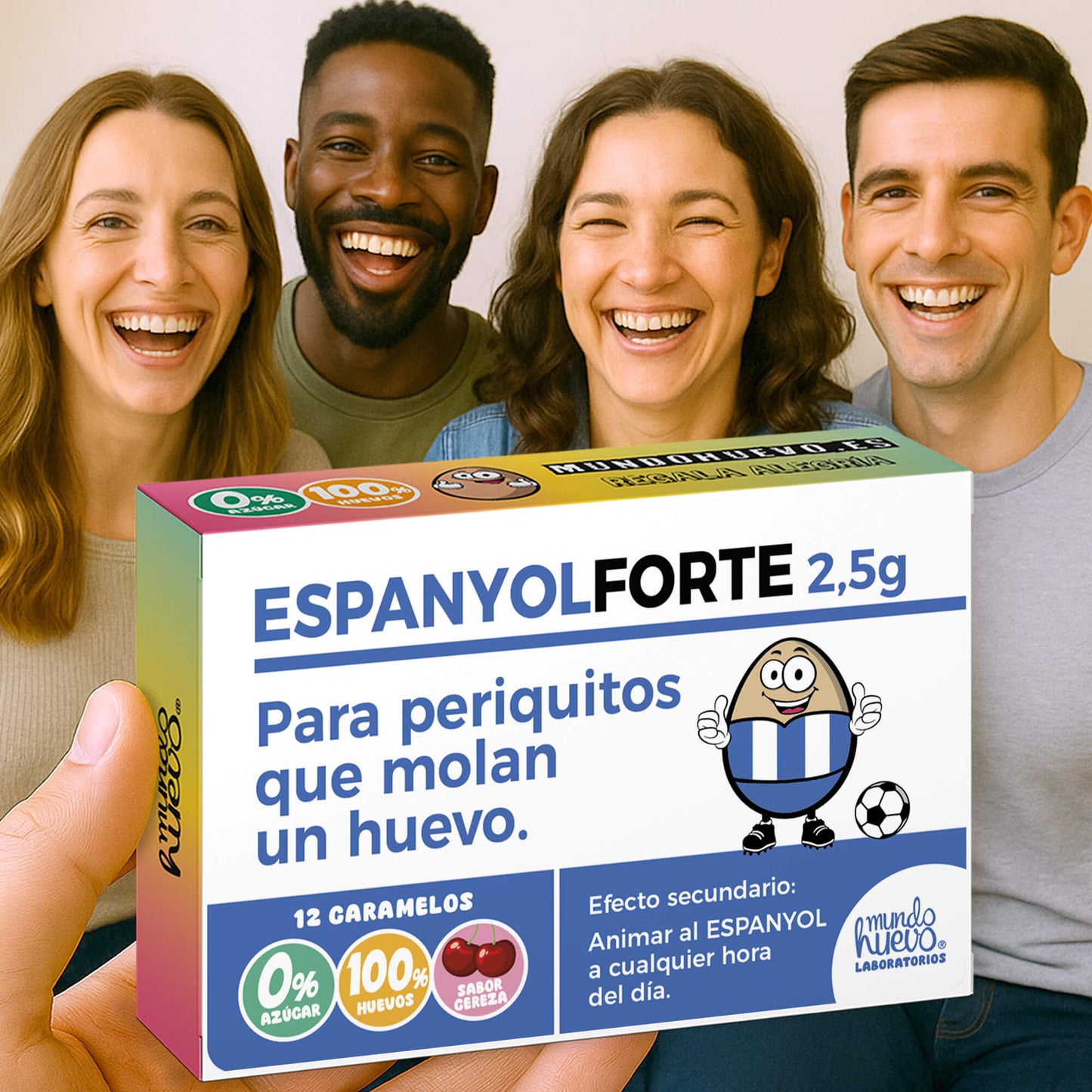 2 cajas Caramelos de broma | ESPANYOL FORTE | Cajas Regalo Divertido con 24 caramelos sin azúcar