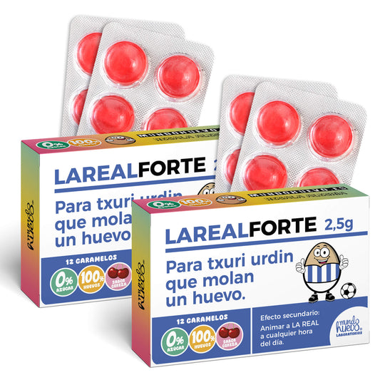 2 cajas Caramelos de broma | LA REAL FORTE | Cajas Regalo Divertido con 24 caramelos sin azúcar