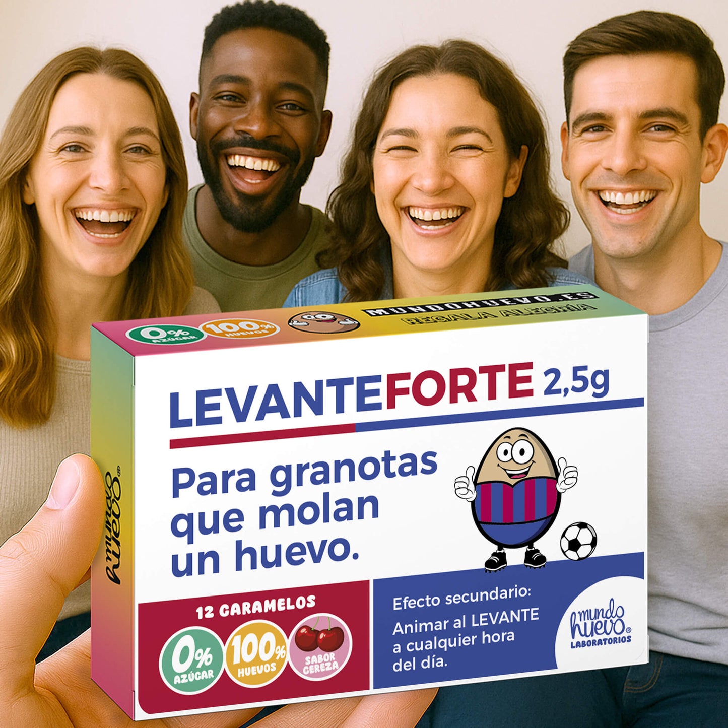2 cajas Caramelos de broma | LEVANTE FORTE | Cajas Regalo Divertido con 24 caramelos sin azúcar
