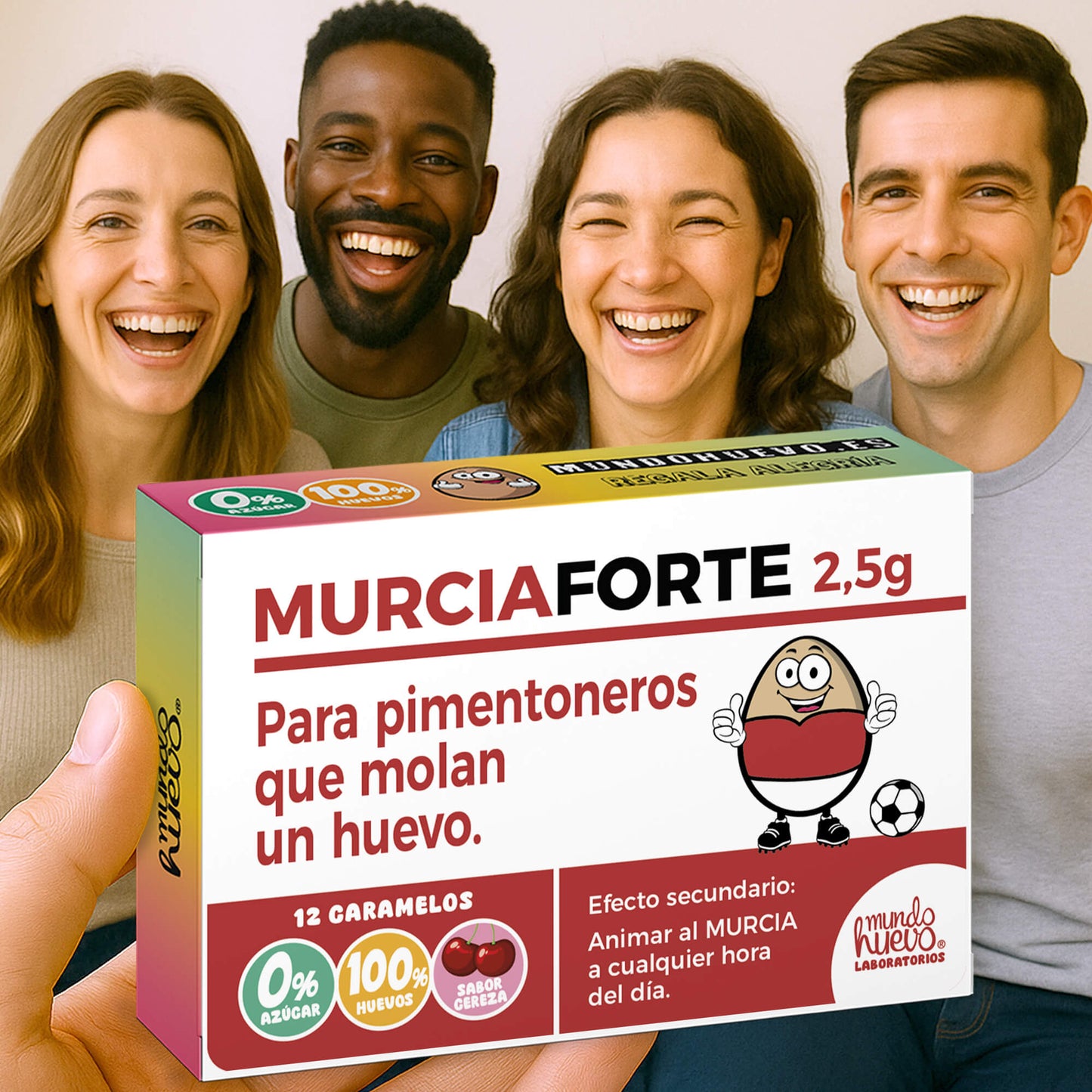 2 cajas Caramelos de broma | MURCIA FORTE | Cajas Regalo Divertido con 24 caramelos sin azúcar