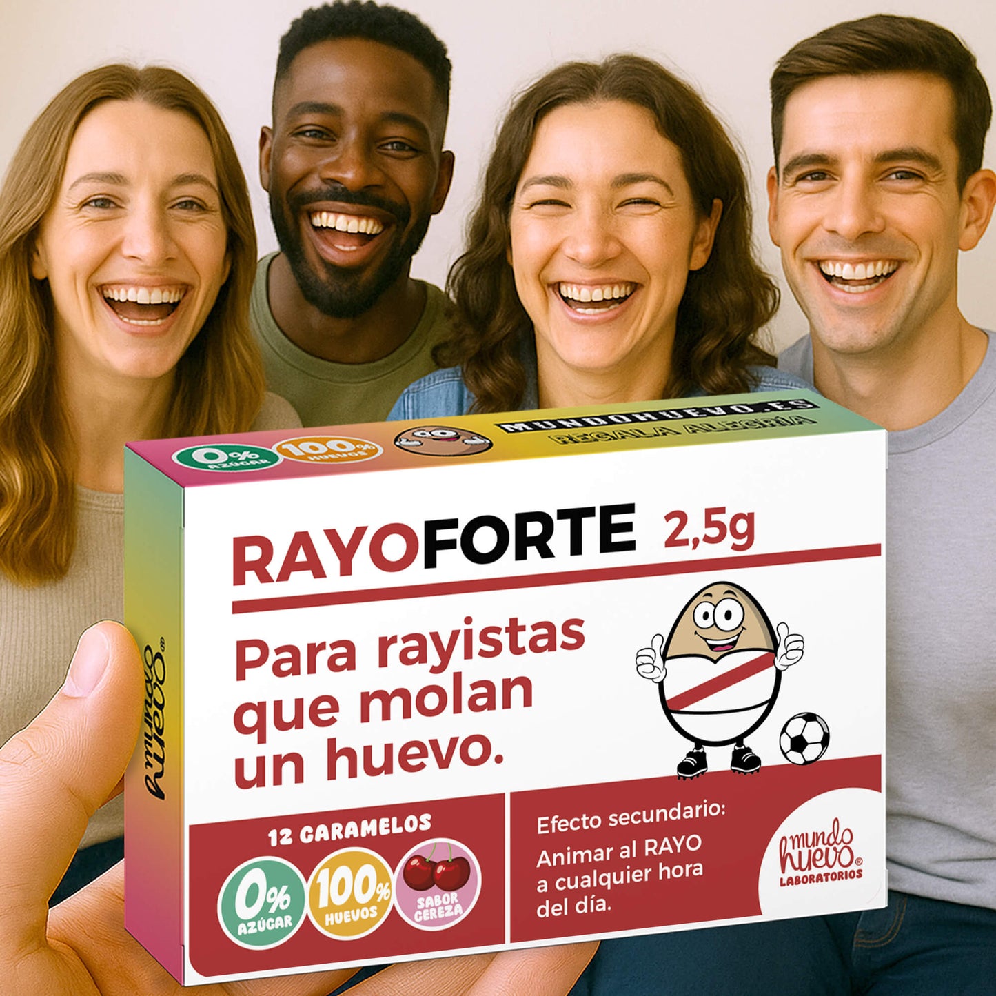 2 cajas Caramelos de broma | RAYO FORTE | Cajas Regalo Divertido con 24 caramelos sin azúcar