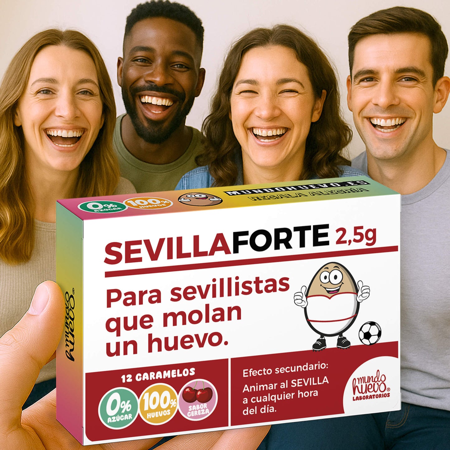 2 cajas Caramelos de broma | SEVILLA FORTE | Cajas Regalo Divertido con 24 caramelos sin azúcar