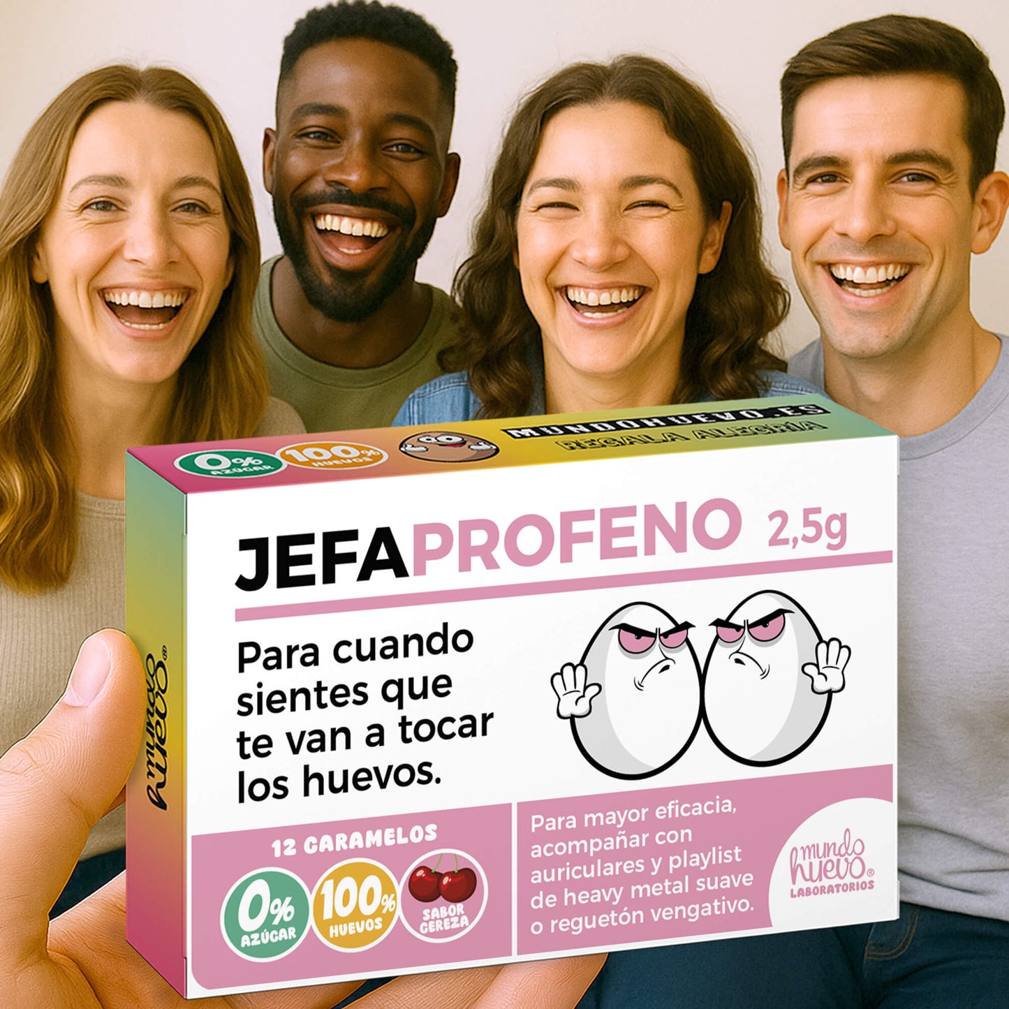 2 cajas Caramelos de broma | JEFA PROFENO | Cajas Regalo Divertido con 24 caramelos sin azúcar