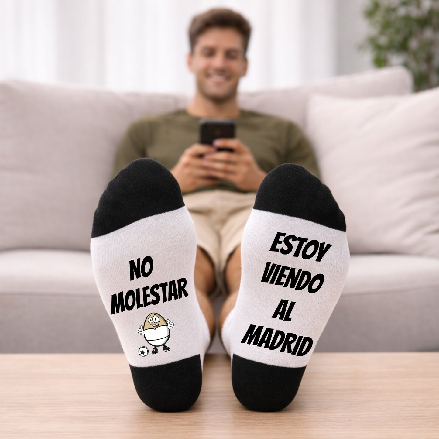 Par de calcetines del Madrid