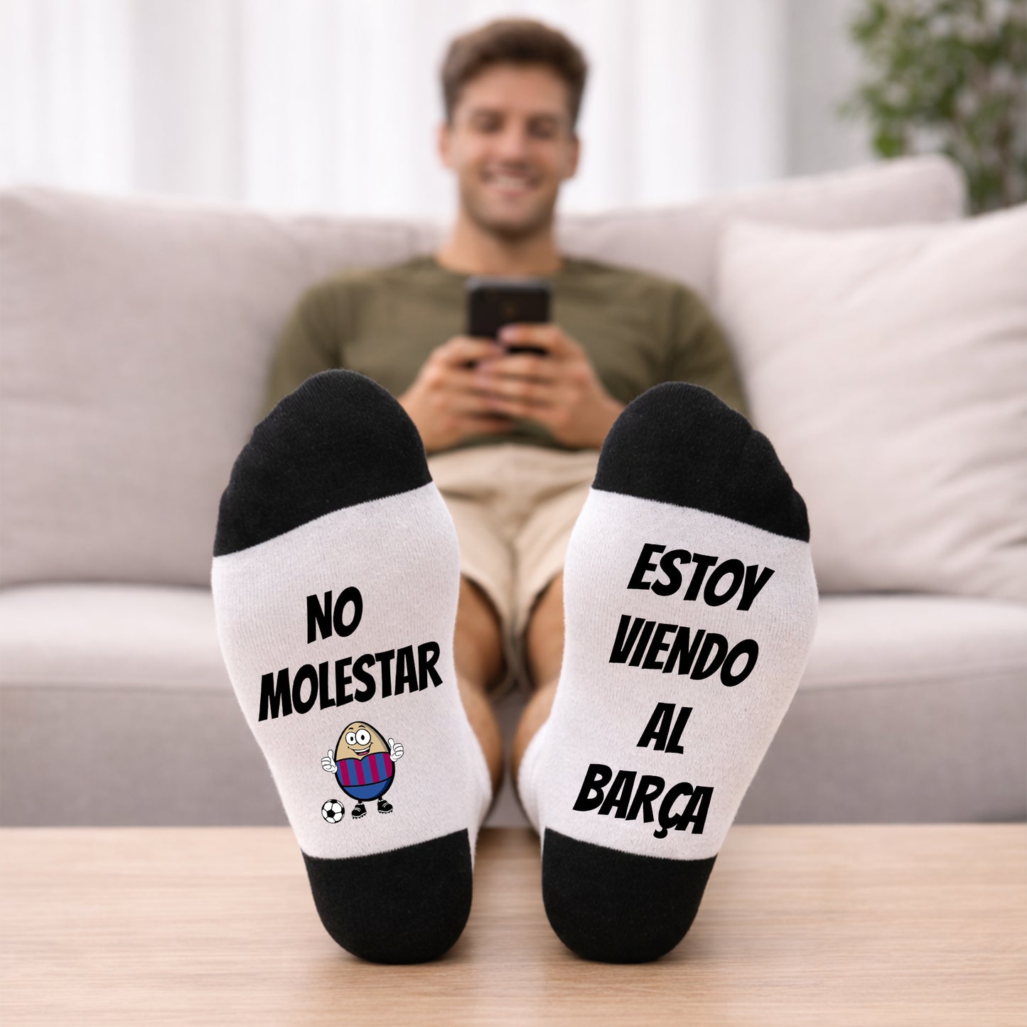 Par de calcetines del Barcelona