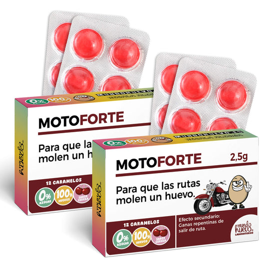 2 cajas Caramelos de broma | MOTOFORTE | Cajas Regalo Divertido con 24 caramelos sin azúcar