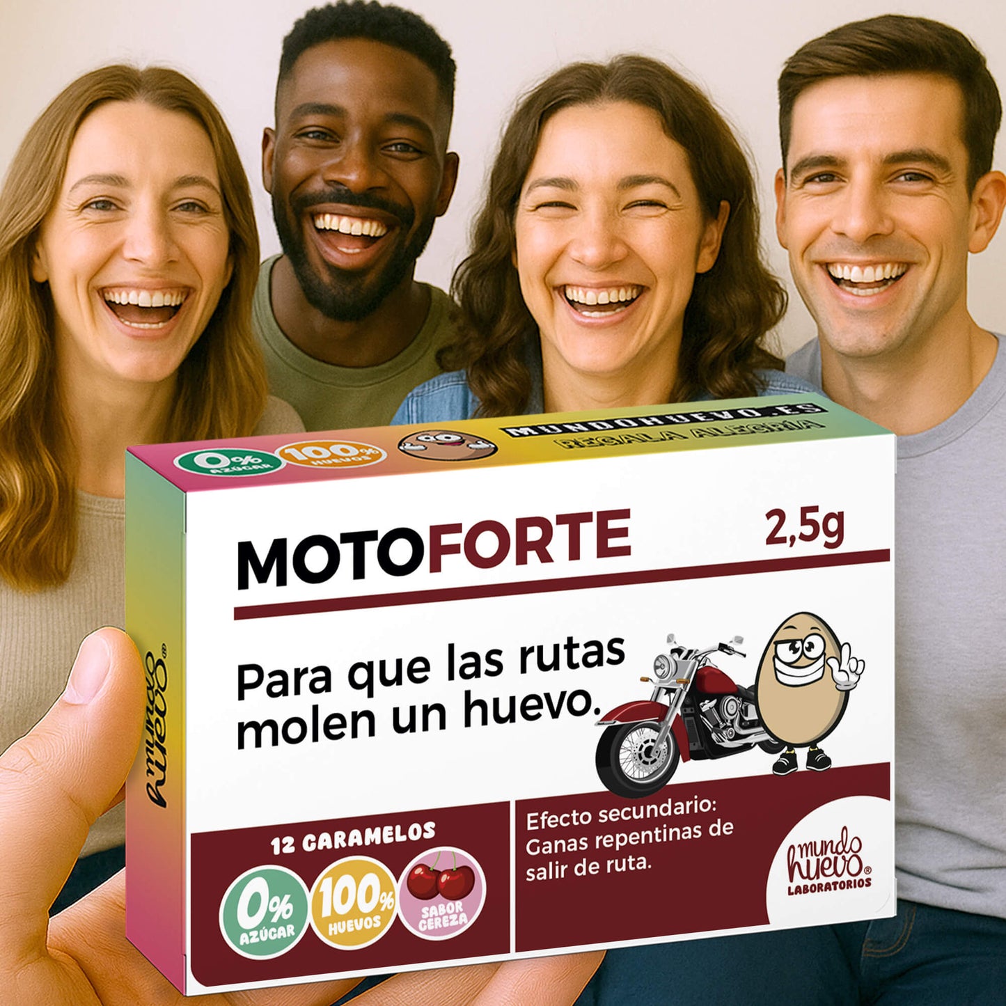 2 cajas Caramelos de broma | MOTOFORTE | Cajas Regalo Divertido con 24 caramelos sin azúcar