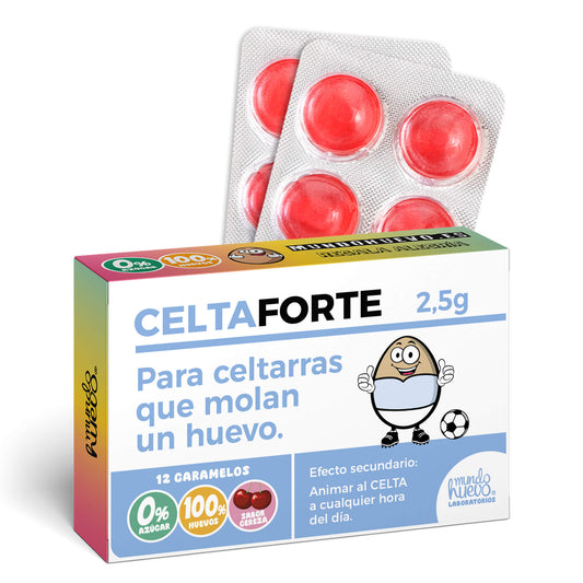 Caramelos de broma | CELTA FORTE | Caja Regalo Divertido con 12 caramelos sin azúcar
