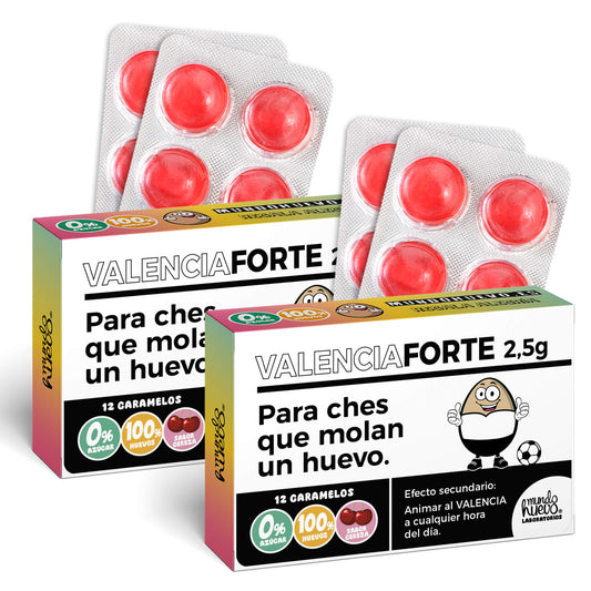2 cajas Caramelos de broma | VALENCIA FORTE | Cajas Regalo Divertido con 24 caramelos sin azúcar