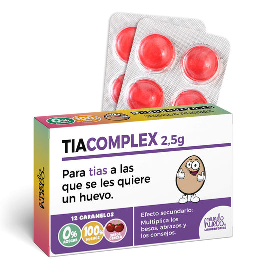 Caramelos de broma | TIA COMPLEX | Caja Regalo Divertido con 12 caramelos sin azúcar
