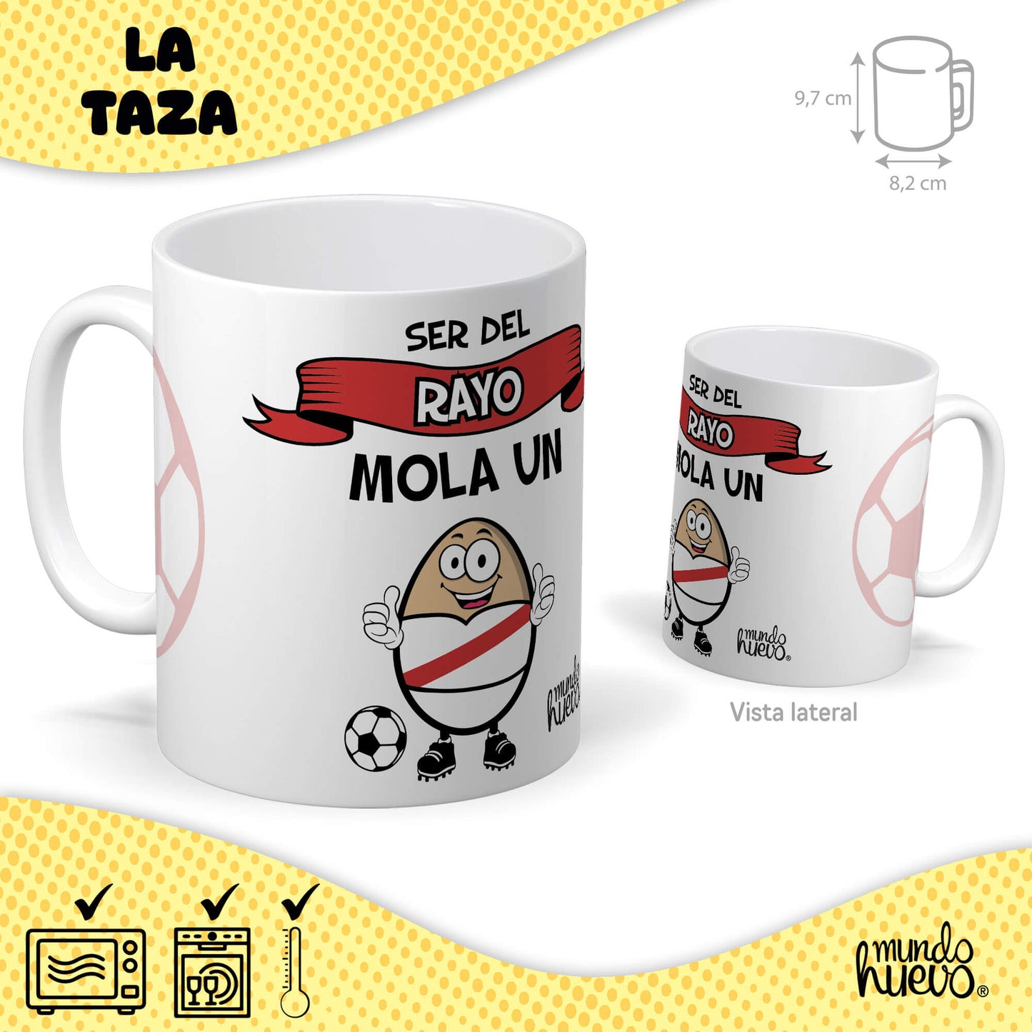 Taza Ser del Rayo mola un huevo + Caramelos divertidos + Pulsera sorpresa