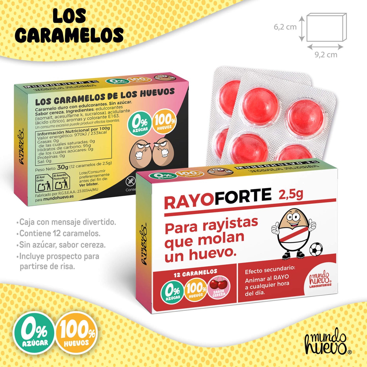 Taza Ser del Rayo mola un huevo + Caramelos divertidos + Pulsera sorpresa