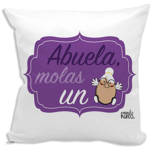 Cojín divertido Abuela molas un huevo
