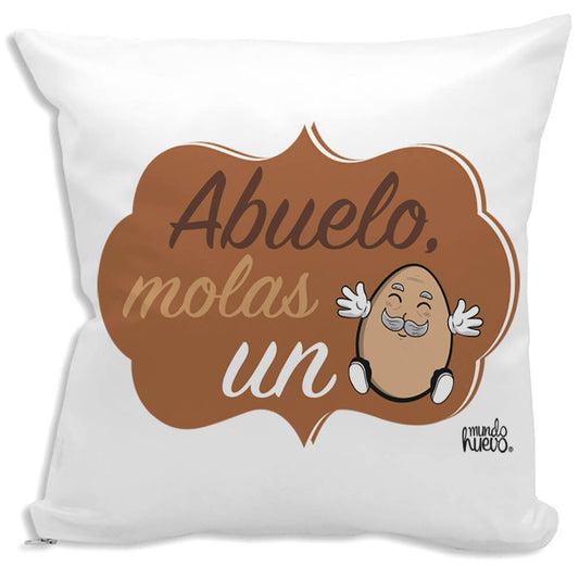 Cojín divertido Abuelo molas un huevo