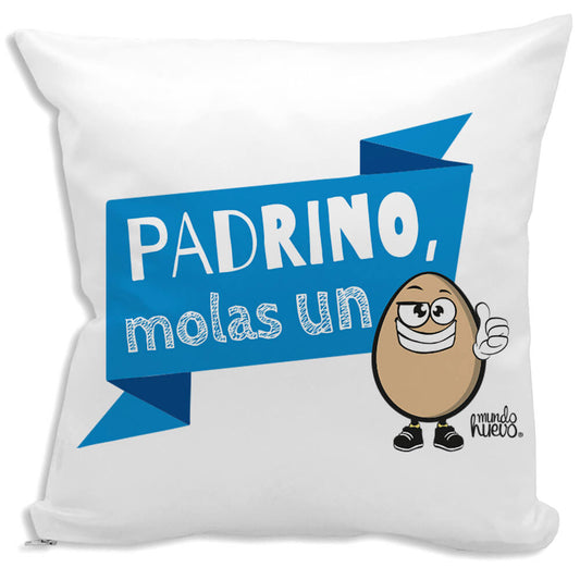 Cojín divertido Padrino molas un huevo