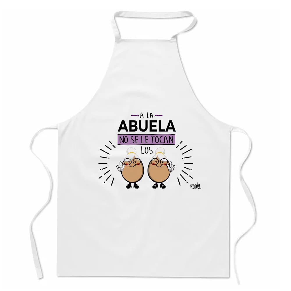 Delantal | A LA ABUELA NO SE LE TOCAN LOS HUEVOS | Regalo divertido.