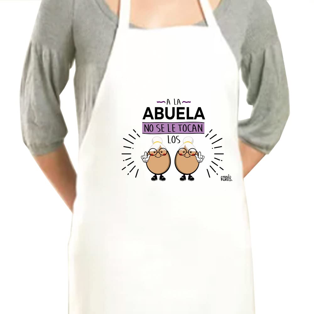 Delantal | A LA ABUELA NO SE LE TOCAN LOS HUEVOS | Regalo divertido.