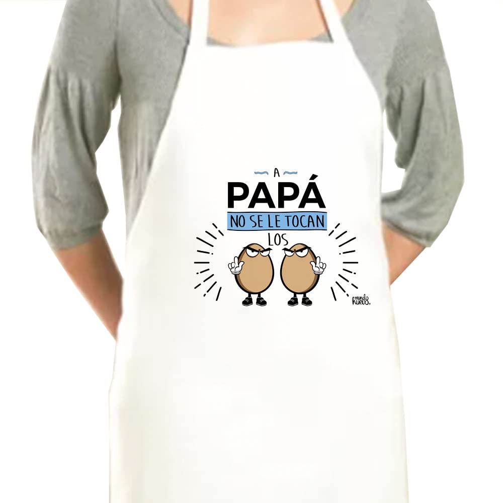 Delantal | A PAPÁ NO SE LE TOCAN LOS HUEVOS | Regalo divertido.