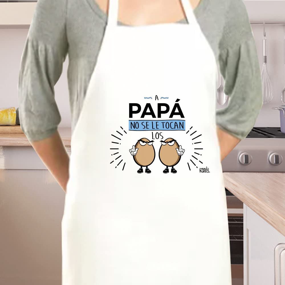 Delantal | A PAPÁ NO SE LE TOCAN LOS HUEVOS | Regalo divertido.