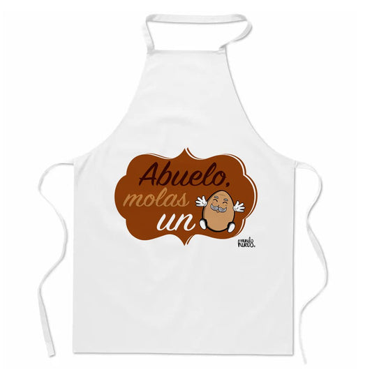 Delantal | ABUELO MOLAS UN HUEVO | Regalo divertido.