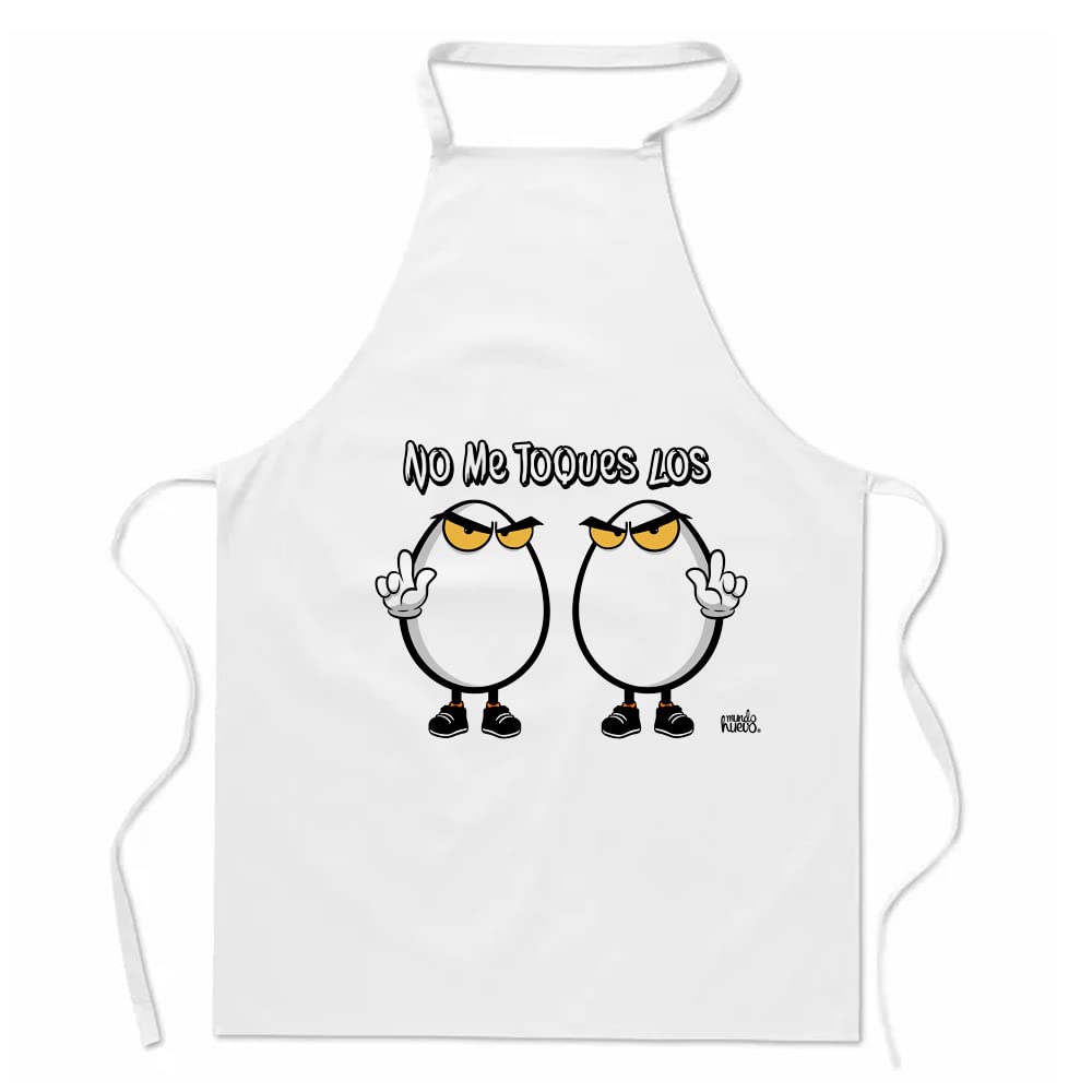 Delantal | NO ME TOQUES LOS HUEVOS | Regalo divertido.