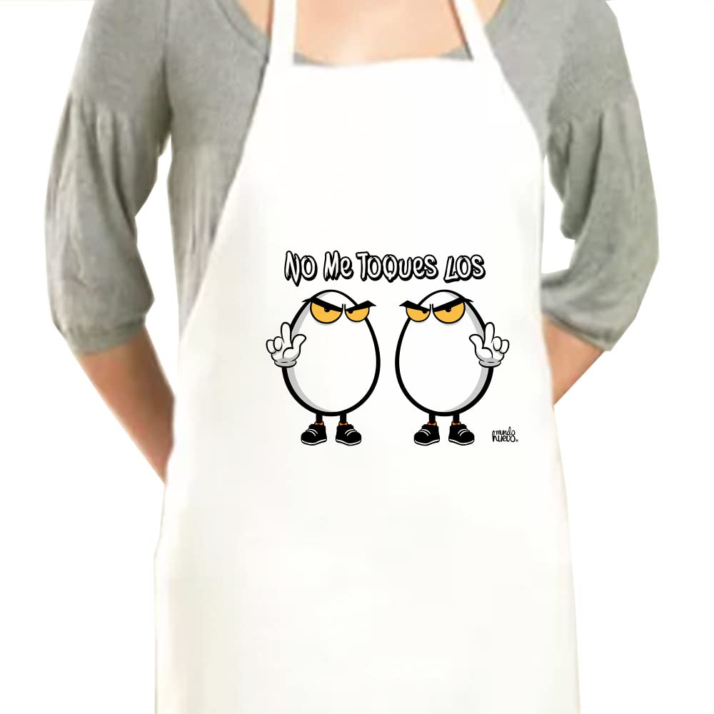 Delantal | NO ME TOQUES LOS HUEVOS | Regalo divertido.