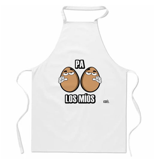 Delantal | PA HUEVOS LOS MÍOS | Regalo divertido.