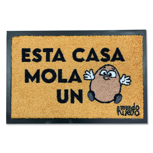 Felpudo divertido | ESTA CASA MOLA UN HUEVO | 60x40cm