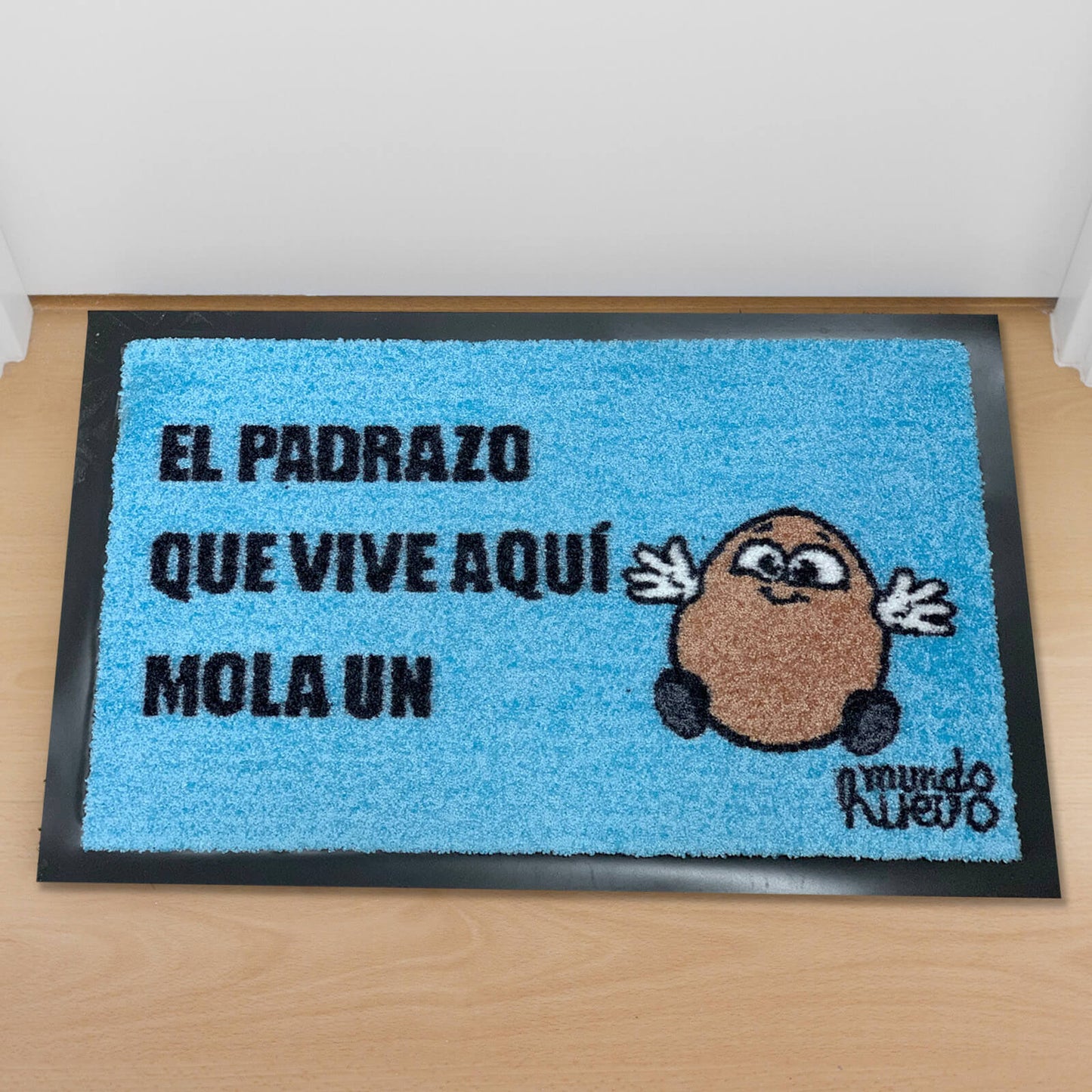 Felpudo divertido | EL PADRAZO QUE VIVE AQUÍ UN HUEVO | 60x40cm