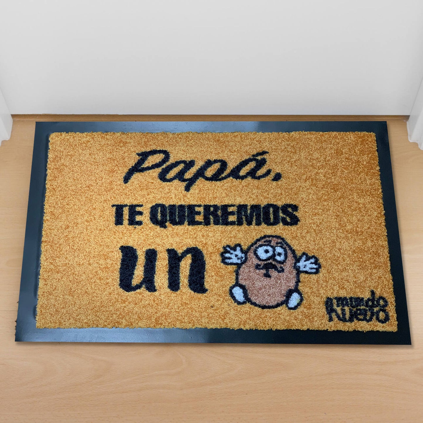 Felpudo divertido | PAPÁ TE QUEREMOS UN HUEVO | 60x40cm