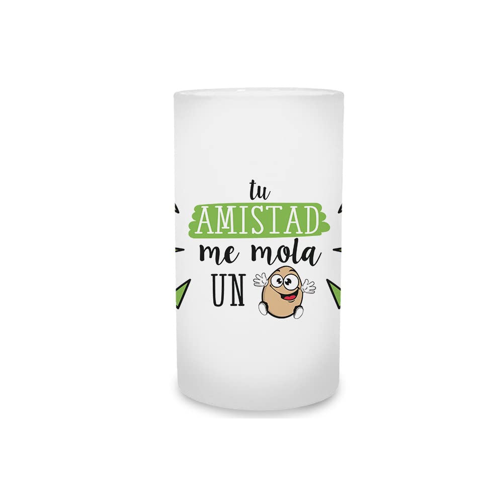 Jarra de cerveza Tu amistad me mola un huevo