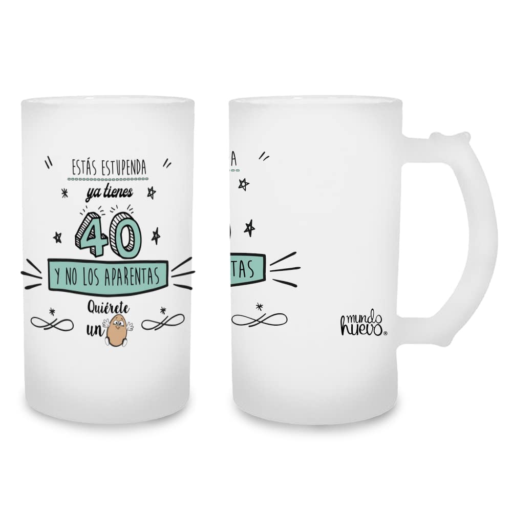 Jarra de cerveza Ya tienes 40 y no los aparentas