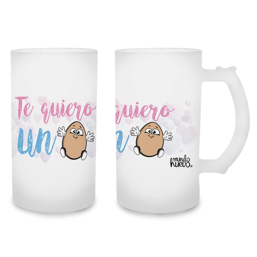 Jarra de cerveza Te quiero un huevo