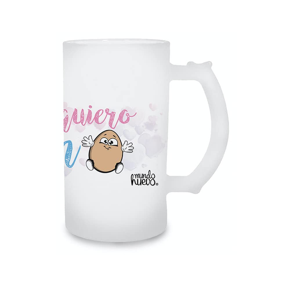 Jarra de cerveza Te quiero un huevo