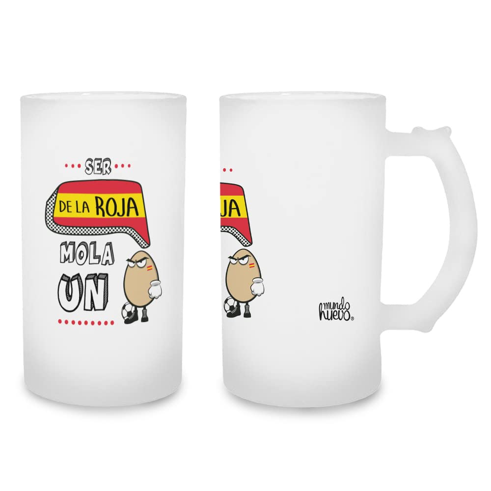 Jarra de cerveza Ser de La Roja mola un huevo
