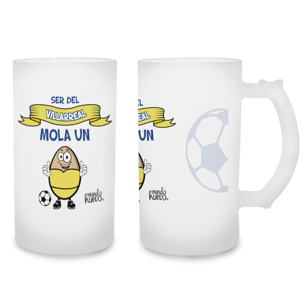 Jarra de cerveza Ser del Villarreal mola un huevo