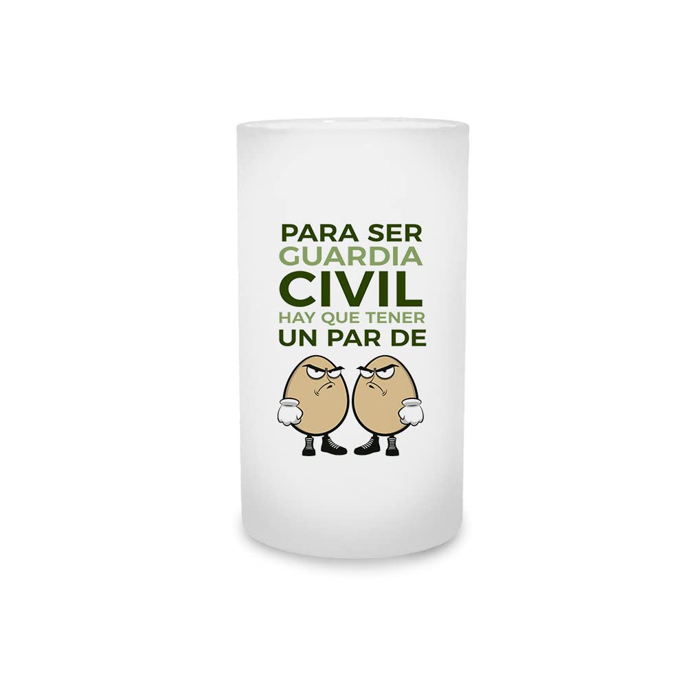 Jarra de cerveza Para ser guardia civil hay que tener un par de huevos