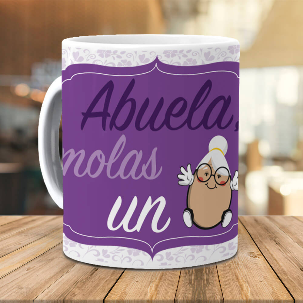 Taza Abuela molas un huevo
