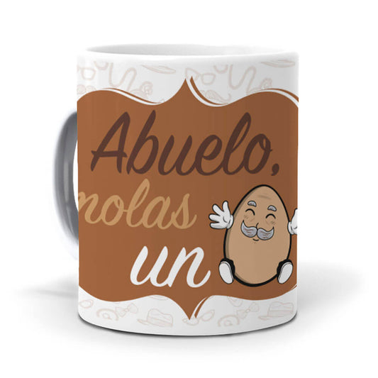 Taza Abuelo molas un huevo